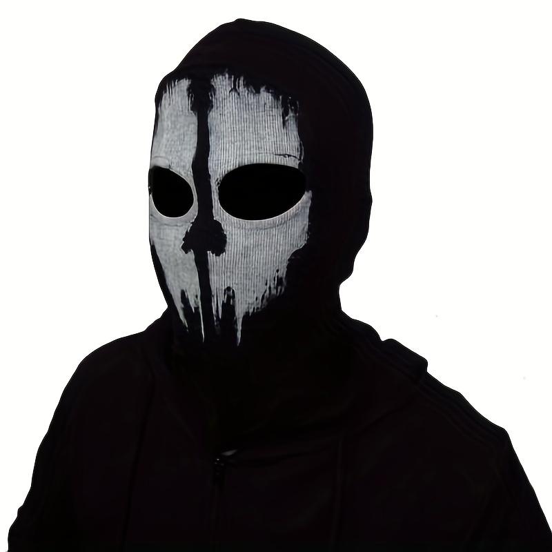 1pc Ghost Skull Balaclava Face Mask - Ultimate Windproof, UV, Sun, and Dust Protection for Outdoor Sports and Halloween Costumes - Ideal for Cycling, Motorcycle Riding, Tactical Activities, and Cold Weather Conditions