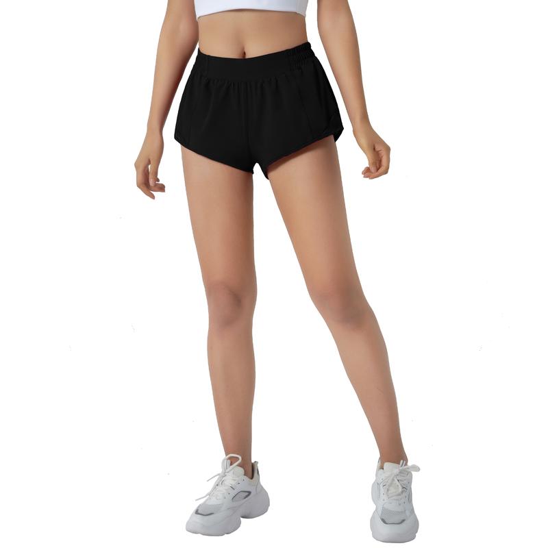 Running Shorts for Women,Quick Dry Athletic Sports Shorts Lightweight Active Workout Gym Shorts with Zip Pocket Water-Resistant Breathable Comfortable