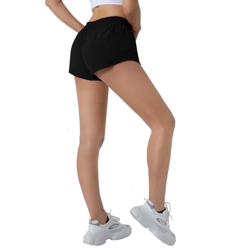 Running Shorts for Women,Quick Dry Athletic Sports Shorts Lightweight Active Workout Gym Shorts with Zip Pocket Water-Resistant Breathable Comfortable