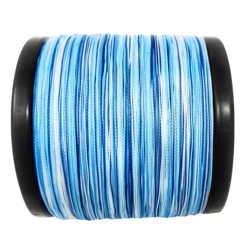 Reaction Tackle Braided Fishing Line - Blue Camo