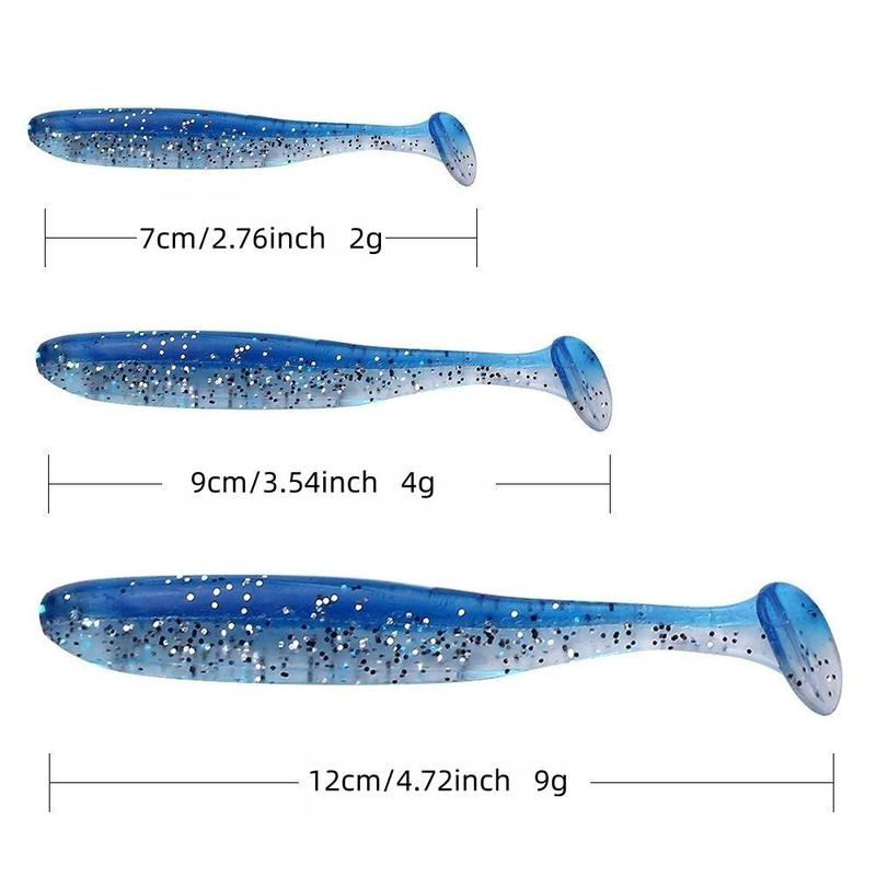 70mm 90mm 120mm Outdoor Fishing Tool, 10pcs Portable Artificial Fishing Bait, Glitter Fish Lure for Fishing Tackle for Flyfishing, Solocamping, picnicaesthetic