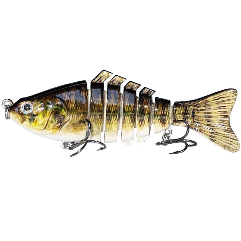 Artificial Fishing Lure, Multi-section Swim Bait, Slow Sinking Fishing Lure, Fishing Tackle, Outdoor Fishing Accessories