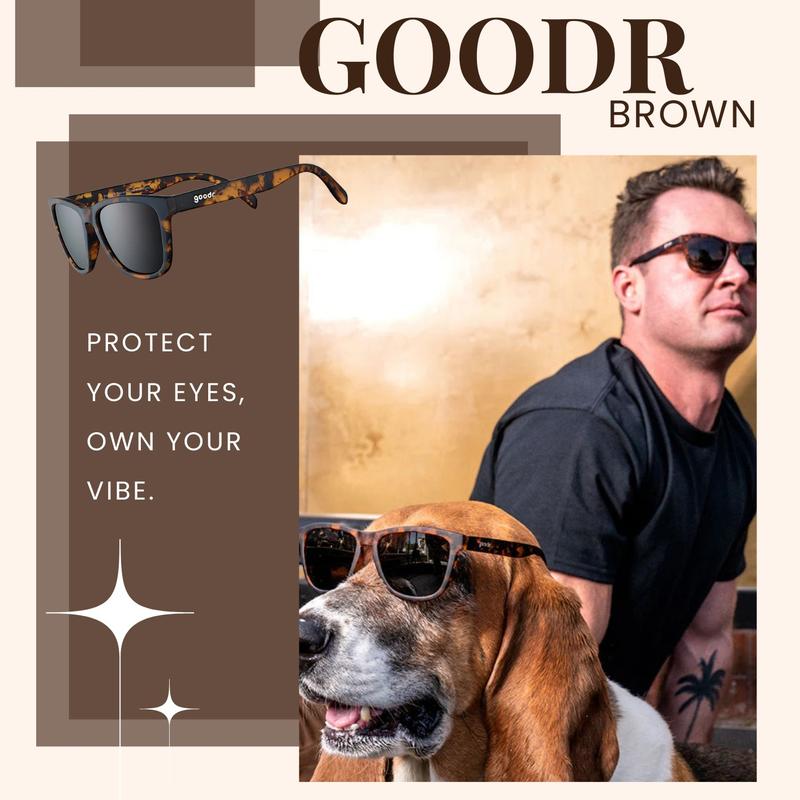 Goodr Polarized Sports Sunglasses for Unisex, Sunglasses UV400 Protecction Lightweight, Idea For Outdoor Activities Great Lifestyle Look