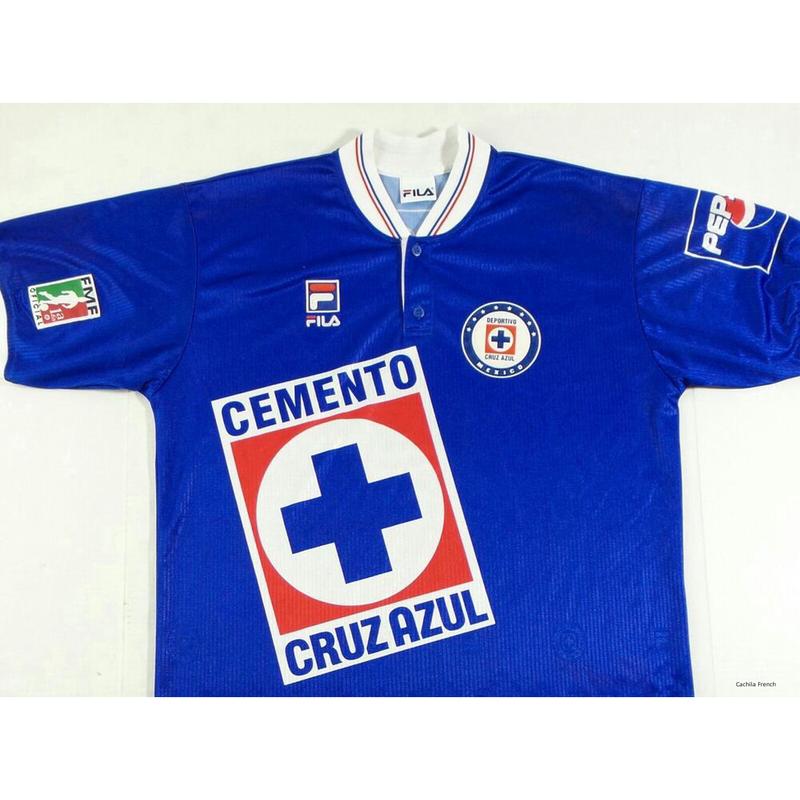 Vintage FILA 1998-1999 Deportivo Cruz Azul Soccer Jersey Size Mens Medium M