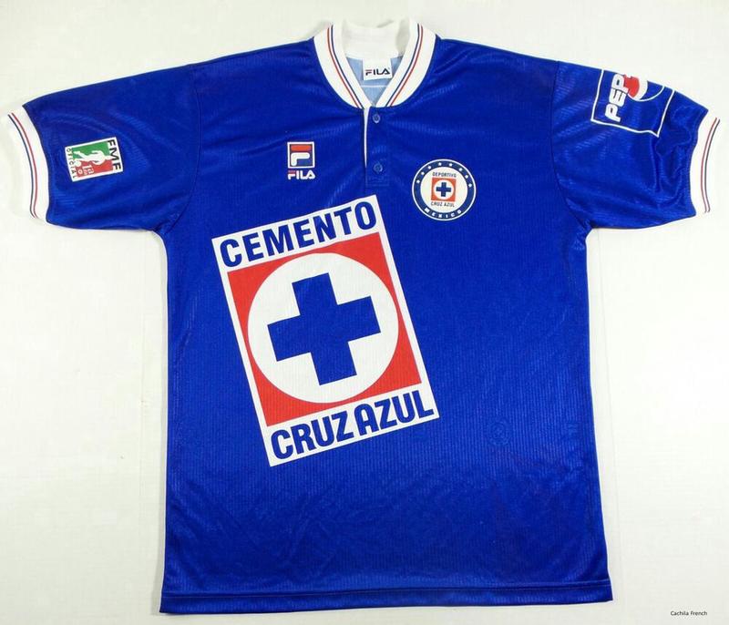 Vintage FILA 1998-1999 Deportivo Cruz Azul Soccer Jersey Size Mens Medium M