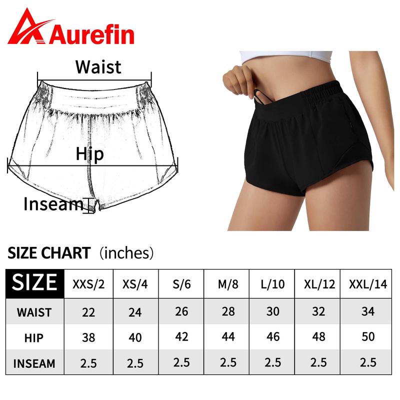 Running Shorts for Women,Quick Dry Athletic Sports Shorts Lightweight Active Workout Gym Shorts with Zip Pocket Water-Resistant Breathable Comfortable