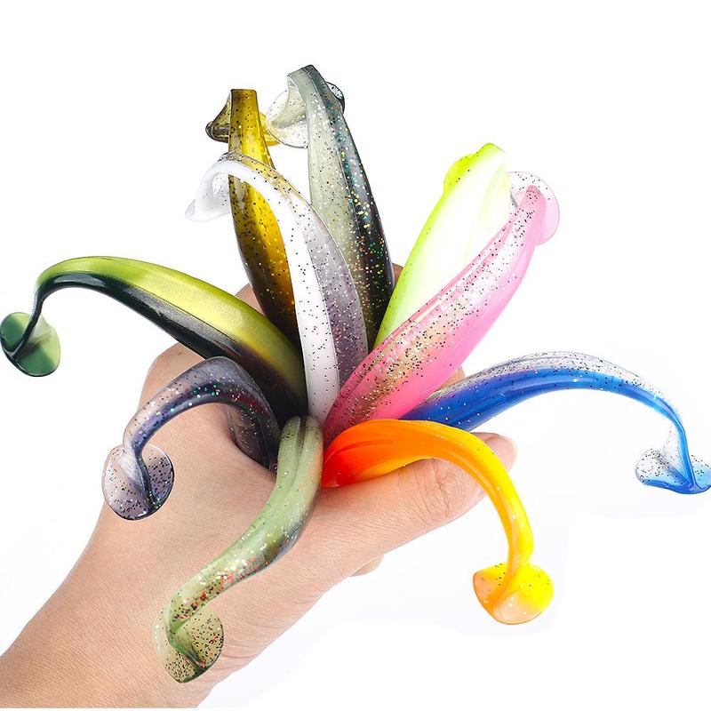 70mm 90mm 120mm Outdoor Fishing Tool, 10pcs Portable Artificial Fishing Bait, Glitter Fish Lure for Fishing Tackle for Flyfishing, Solocamping, picnicaesthetic