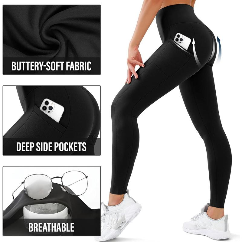 High Waisted Leggings for Women Tummy Control Buttery oft Yoga ants Womens Gym Workout Running Leggings