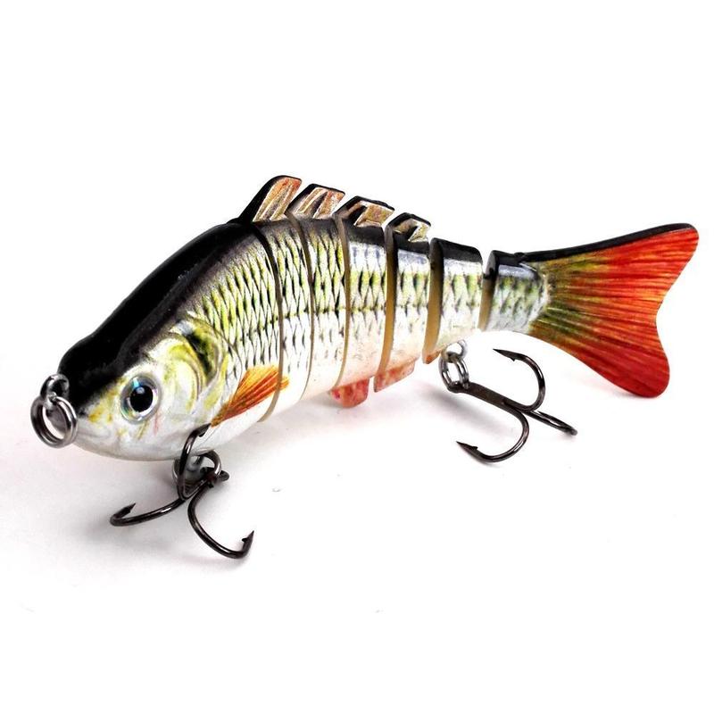 Artificial Fishing Lure, Multi-section Swim Bait, Slow Sinking Fishing Lure, Fishing Tackle, Outdoor Fishing Accessories