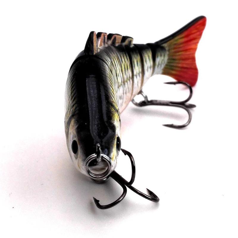 Artificial Fishing Lure, Multi-section Swim Bait, Slow Sinking Fishing Lure, Fishing Tackle, Outdoor Fishing Accessories