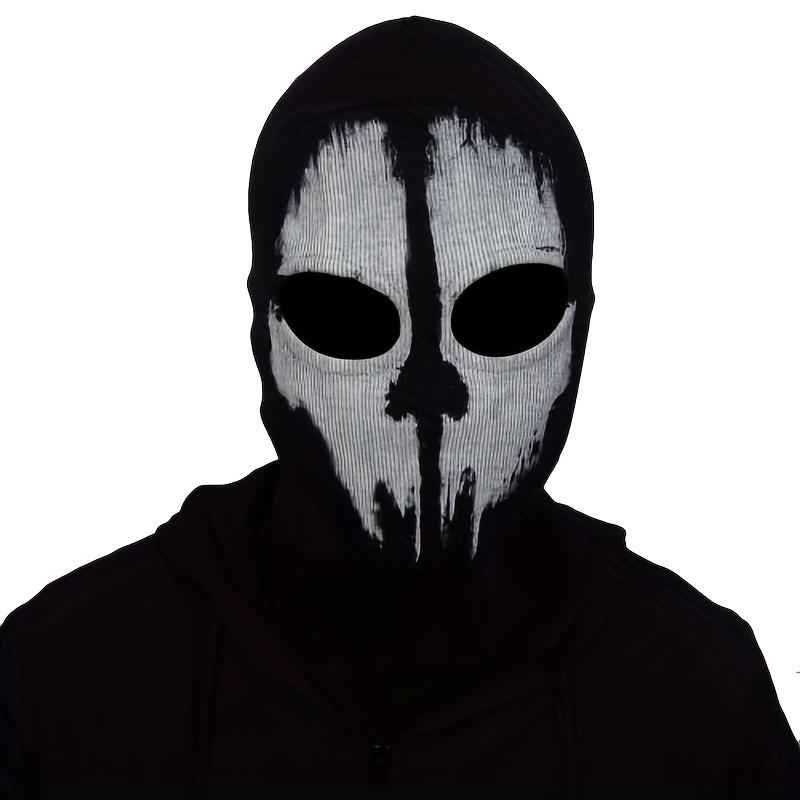 1pc Ghost Skull Balaclava Face Mask - Ultimate Windproof, UV, Sun, and Dust Protection for Outdoor Sports and Halloween Costumes - Ideal for Cycling, Motorcycle Riding, Tactical Activities, and Cold Weather Conditions