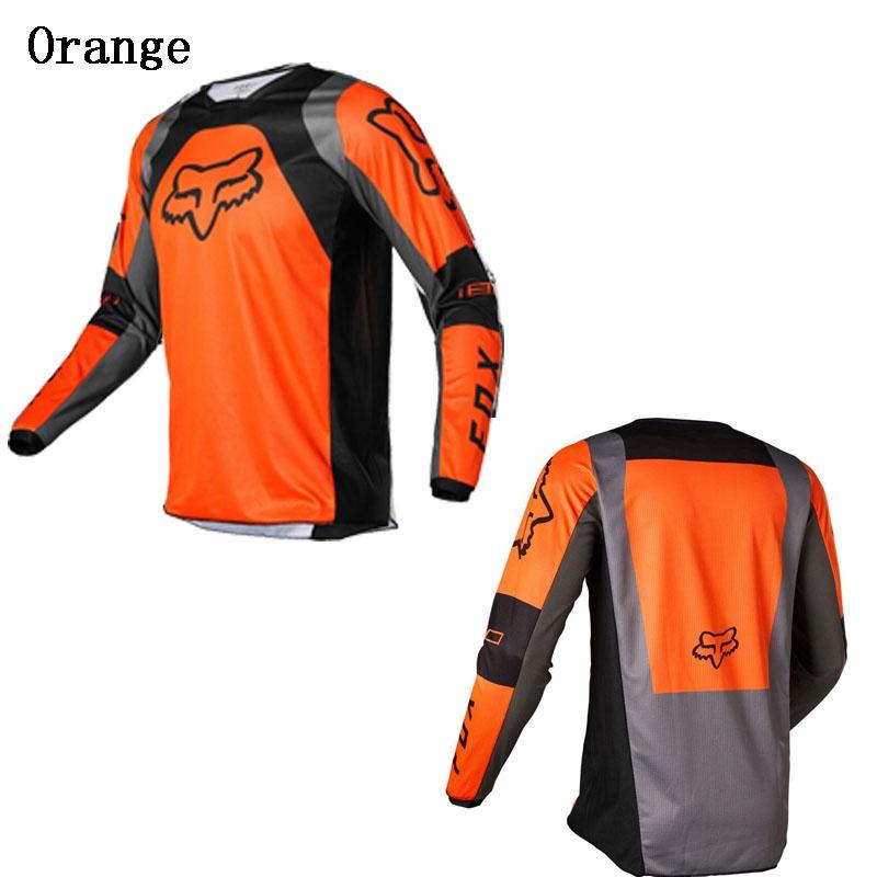 Fox Long Sleeve Racing T-Shirt Men's Outdoor Sports Long Sleeve Crew Neck T-Shirt, Hot Casual Fashion for Mens Short Sleeve Shirts, Jersey Men