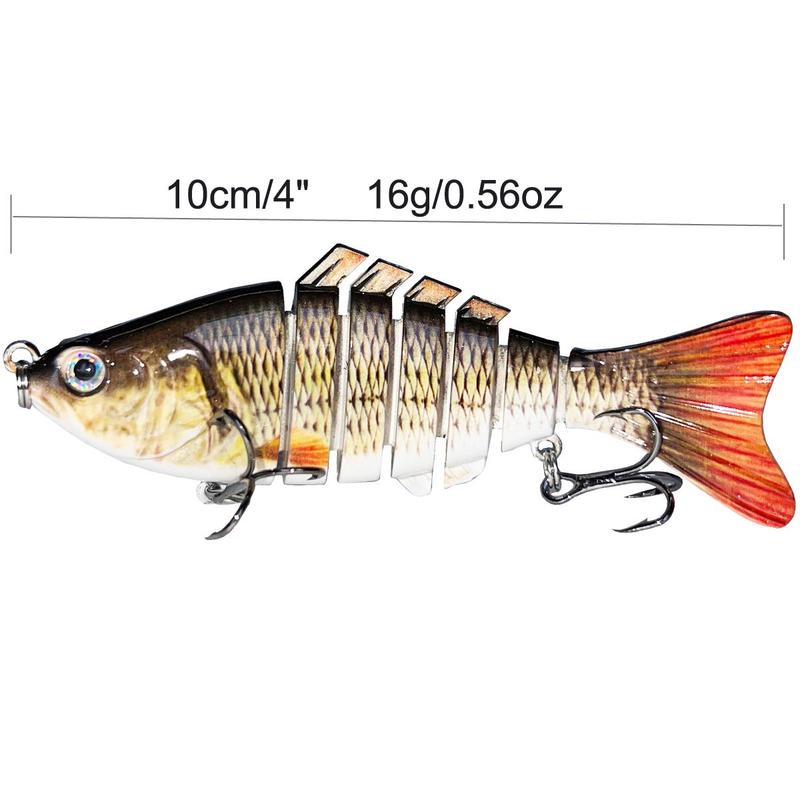 Artificial Fishing Lure, Multi-section Swim Bait, Slow Sinking Fishing Lure, Fishing Tackle, Outdoor Fishing Accessories