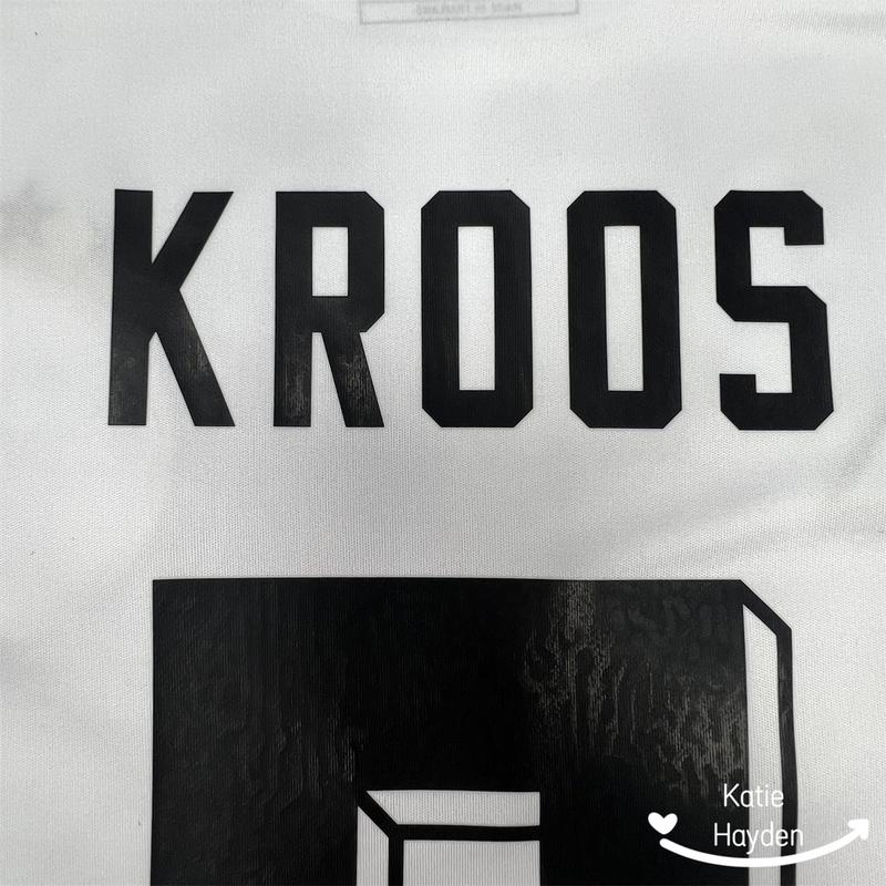 Euro 2024 Germany Home White Short Sleeve No.8 Kroos Soccer Jersey