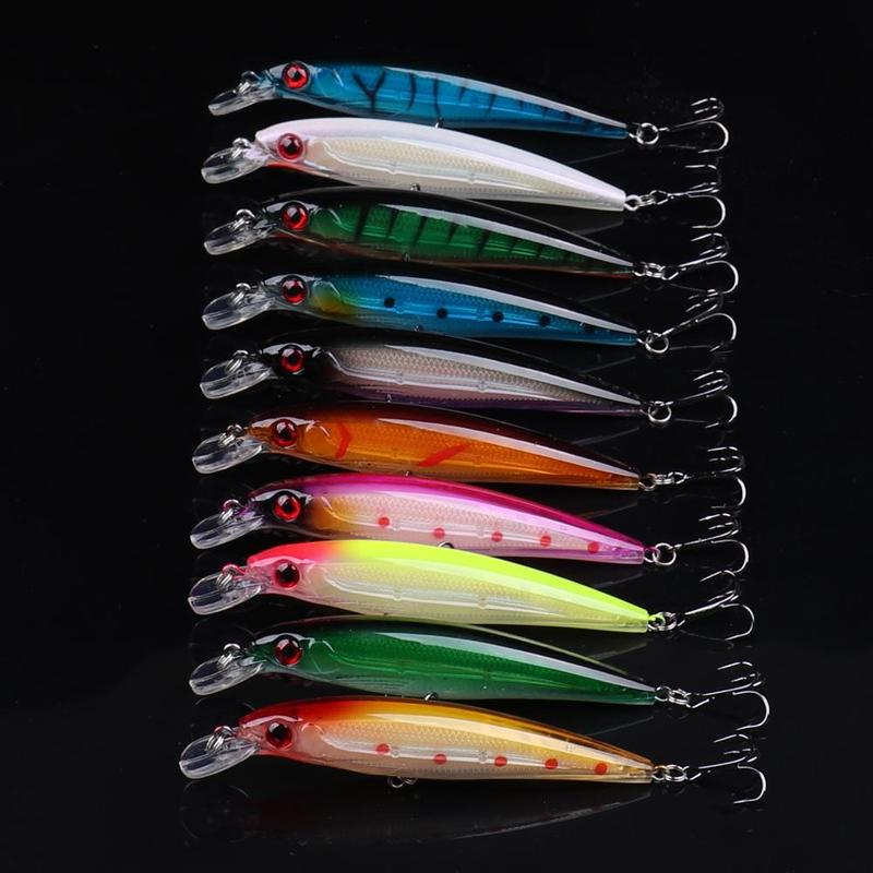 Laser Mimic Fishing Lure (20pcs), Artificial Fishing Bait with Hook, Simulated Fake Fishing Lure, Fishing Gadgets, Outdoor Fishing Accessories for Fishing Enthusiasts