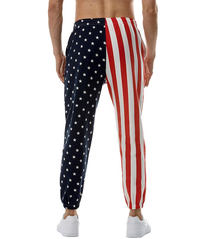 American Flag Pants Unisex USA Patriotic Joggers Pants Casual Sport Sweatpants Baggy Pants