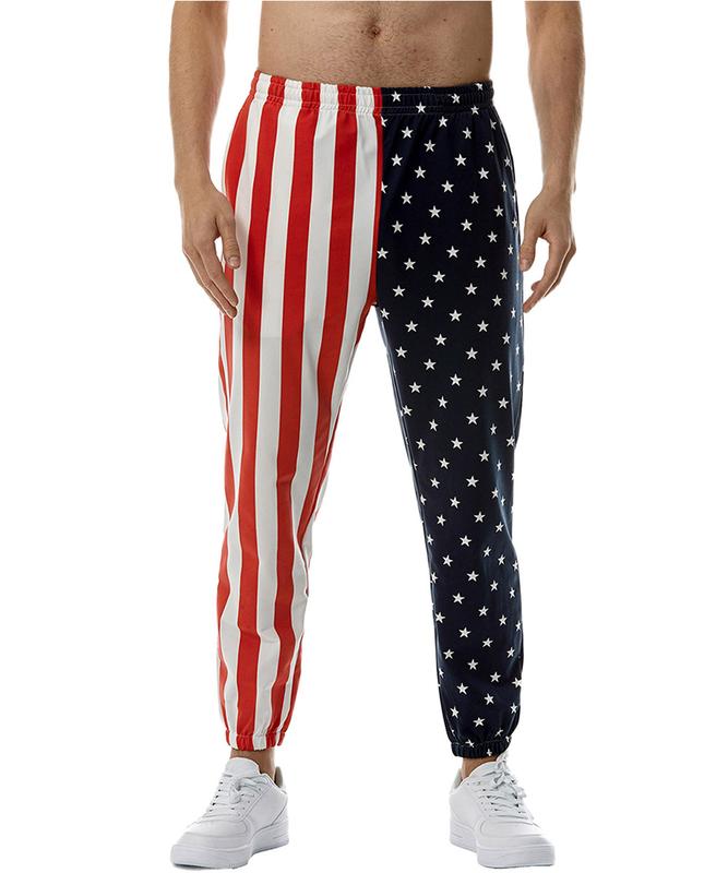 American Flag Pants Unisex USA Patriotic Joggers Pants Casual Sport Sweatpants Baggy Pants