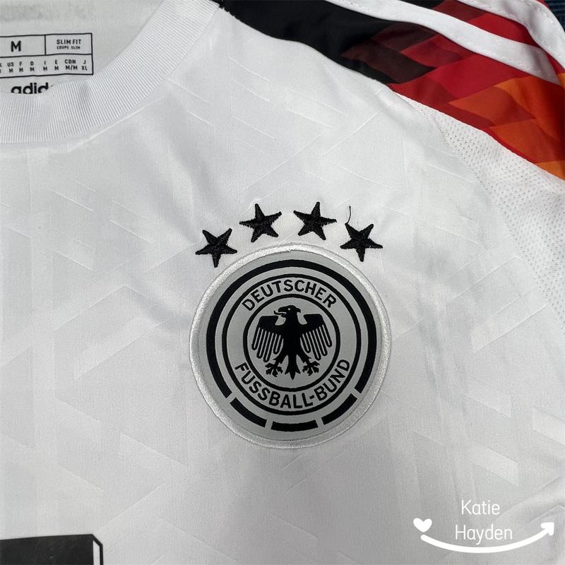 Euro 2024 Germany Home White Short Sleeve No.8 Kroos Soccer Jersey