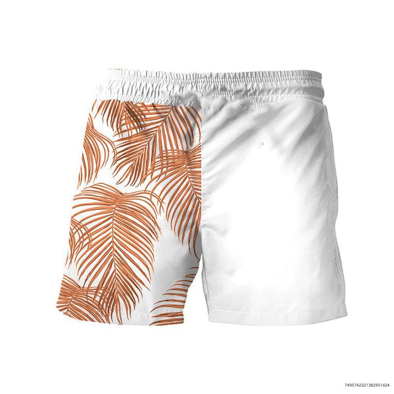 Tito's Tropical Fern Swim Trunks, Hawaiian Short3D For Men