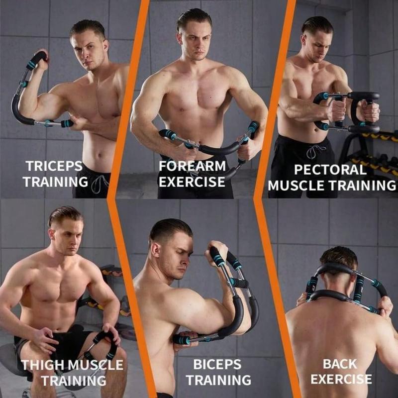 hot-selling Arm Trainer Strengthen Chest And ArmMuscles Men's Fitness Trainer DetachableAdjustable Resistance Suitable For Beginners AndFitness People