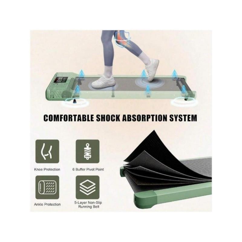 FitGem Under Desk Treadmill 2-in-1 Portable Folding Treadmill with Stand,Remote Control for Remote Adjustment Smart Walking Pad Treadmill, Under Desk Treadmill With Pitpat APP, Portable Treadmills For Home & Office, 2.5HP Walking Pad Under Desk