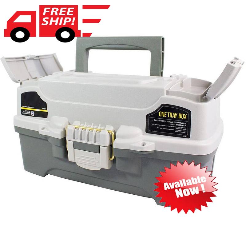 P.l..a...n..o 6201 One-Tray Tackle Box, Bait Storage, Extending Cantilever-tray Design;