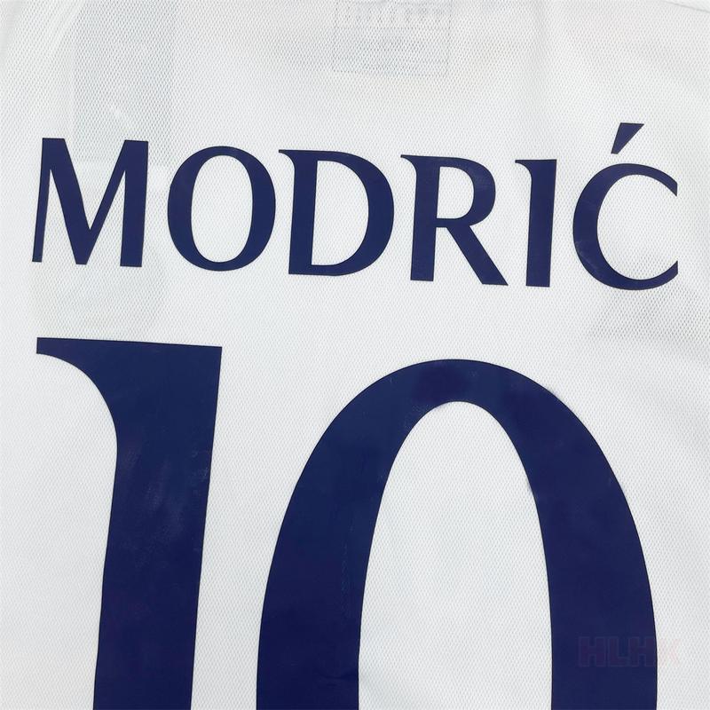 23 24 Fans Version Short Sleeve 10# Modric Home Kit Soccer Jersey