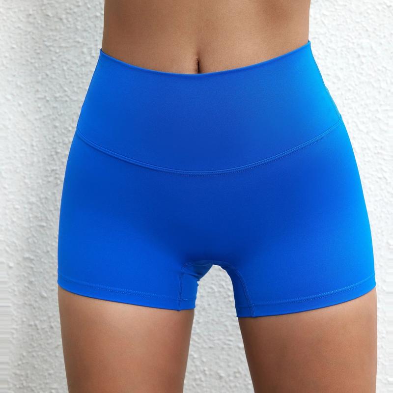 Sexy Solid Color Women Gym Sport Short Leg Short Soft Comfortable Tight Compression Comprehensive Training yoga Jogging Athletic