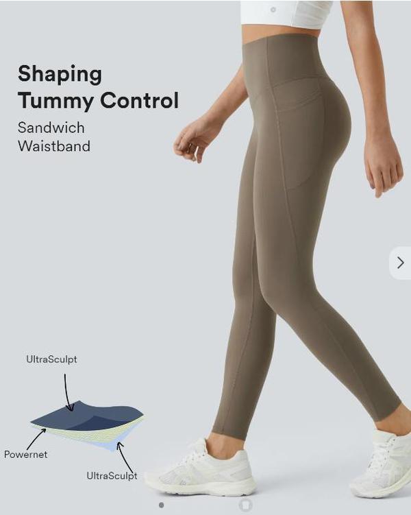 Best seller!!! - SoCinched High Waisted Tummy Control Side Pocket Shaping Training Leggings - black friday SALE OFF 51%