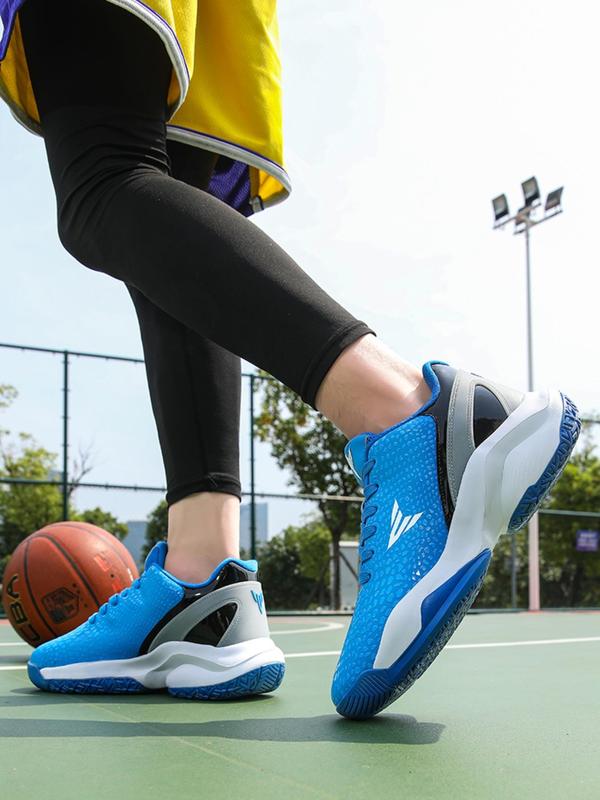 Men's Basketball Shoes, Fashionable Comfortable Breathable Non-slip Basketball Shoes, Stable Sports Shoes for Outdoor Sports