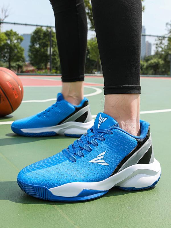 Men's Basketball Shoes, Fashionable Comfortable Breathable Non-slip Basketball Shoes, Stable Sports Shoes for Outdoor Sports