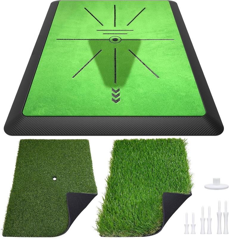 Golf Hitting Mat | Golf  Mat for Swing Path Feedback Detection Batting | Extra Replaceable Golf Practice Mat 16