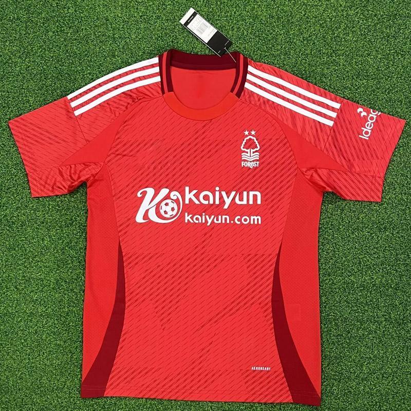 24-25 Nottingham Forest size:S-4XL home football jersey 24-25 Nottingham Forest home Soccer jerseys football fan top