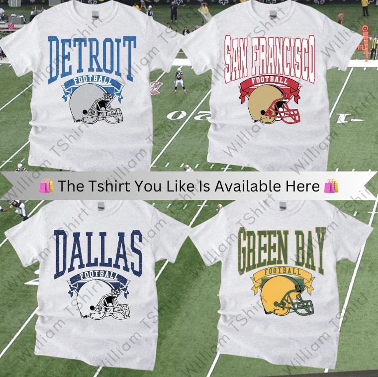 Football Team Tshirt, Vintage Football nfI Tshirt, Football Team Tshirt Collection, Hometown Pullover City Football Retro Tshirt, Gift Fans, For Women, For Men.