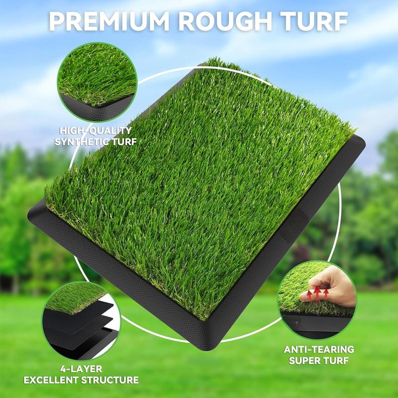 Golf Hitting Mat | Golf  Mat for Swing Path Feedback Detection Batting | Extra Replaceable Golf Practice Mat 16