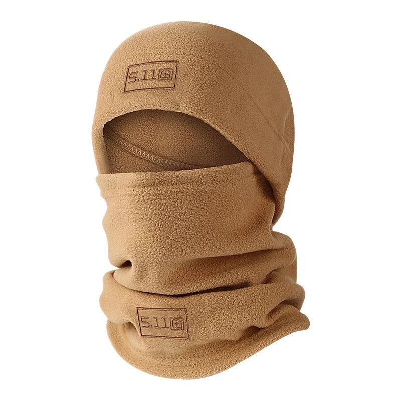 Winter Polar Coral Hat Fleece Balaclava Men Face Warmer Beanies Thermal Head Cover Tactical Military Sports Scarf Caps