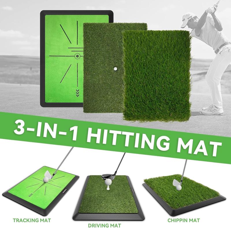 Golf Hitting Mat | Golf  Mat for Swing Path Feedback Detection Batting | Extra Replaceable Golf Practice Mat 16