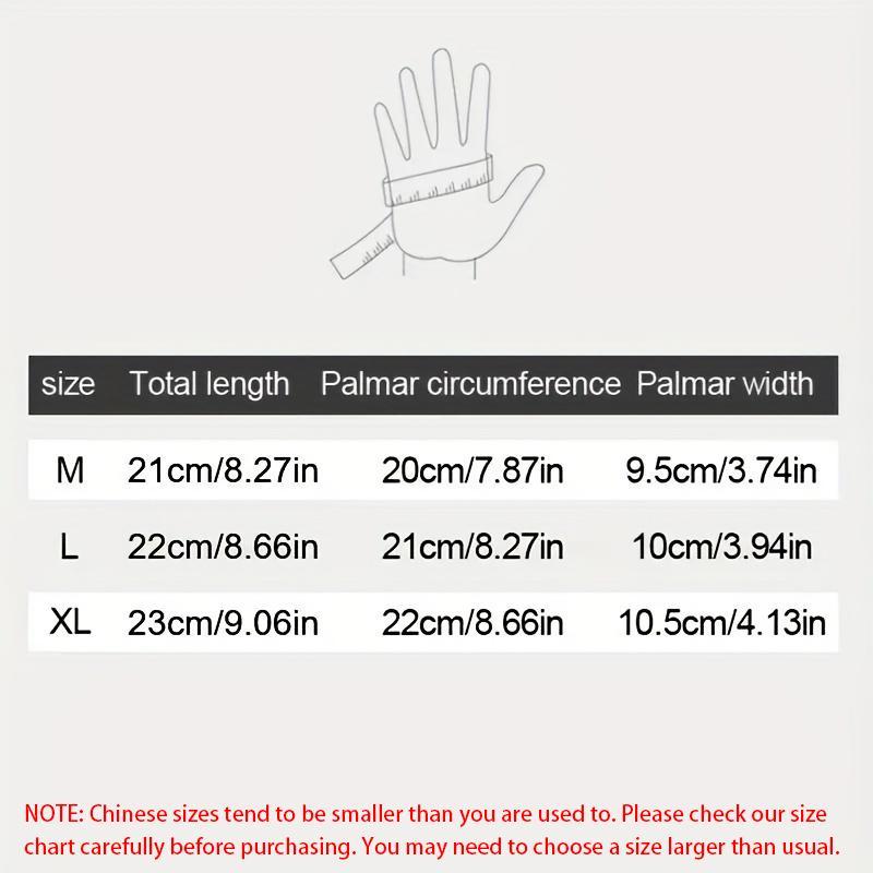 Winter Warm Gloves, 1 Pair Men's and Women's Outdoor Cycling Gloves Warm Plush Lining for Sports, Fishing, Autumn Travel, Waterproof, Windproof and Non-slip Touch Screen Gloves, Birthday Gift