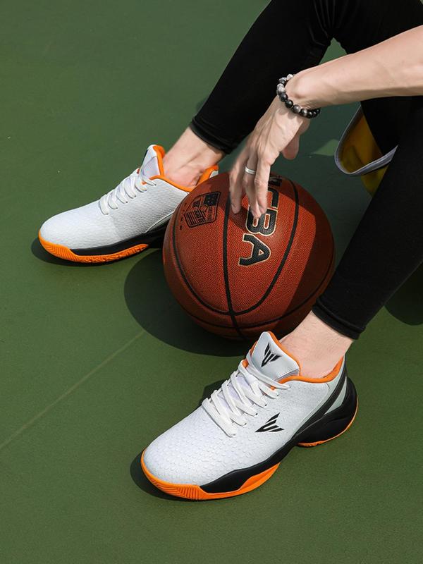 Men's Basketball Shoes, Fashionable Comfortable Breathable Non-slip Basketball Shoes, Stable Sports Shoes for Outdoor Sports