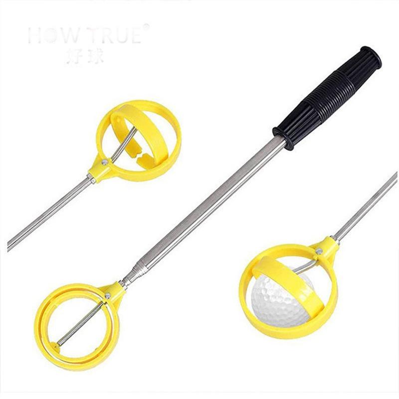 Random Color Golf Ball Retriever, 1 Count Portable Golf Ball Picker Tool, Golf Ball Retriever Pole, Golf Ball Catcher, Golf Accessories