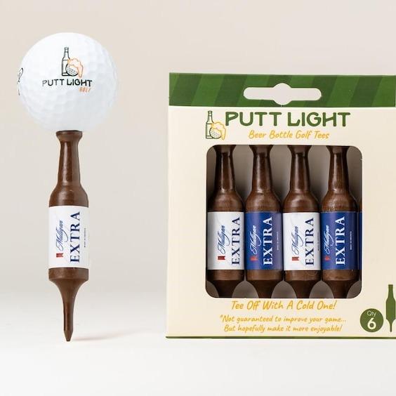 Beer Bottle Golf Tees - Golf Gift For Him Christmas Present for Men Golf Accessories Golf Tournament Favors Holiday Gift For Him Funny Golf