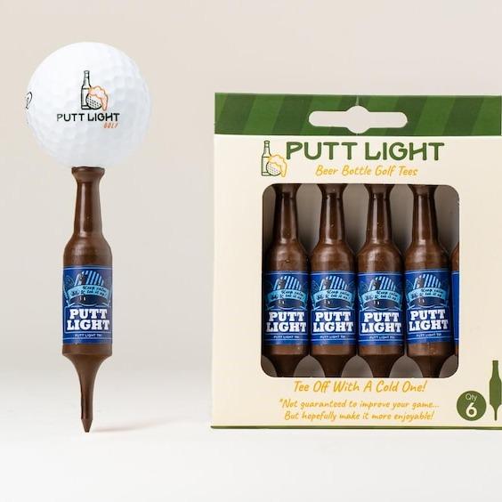 Beer Bottle Golf Tees - Golf Gift For Him Christmas Present for Men Golf Accessories Golf Tournament Favors Holiday Gift For Him Funny Golf