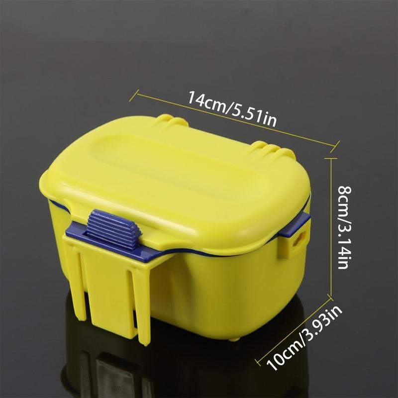 Fishing Bait Storage Box, Durable Waterproof Multi-function Breathable Removable Partition Storage Box, Suitable for Long-term Fishing Trips