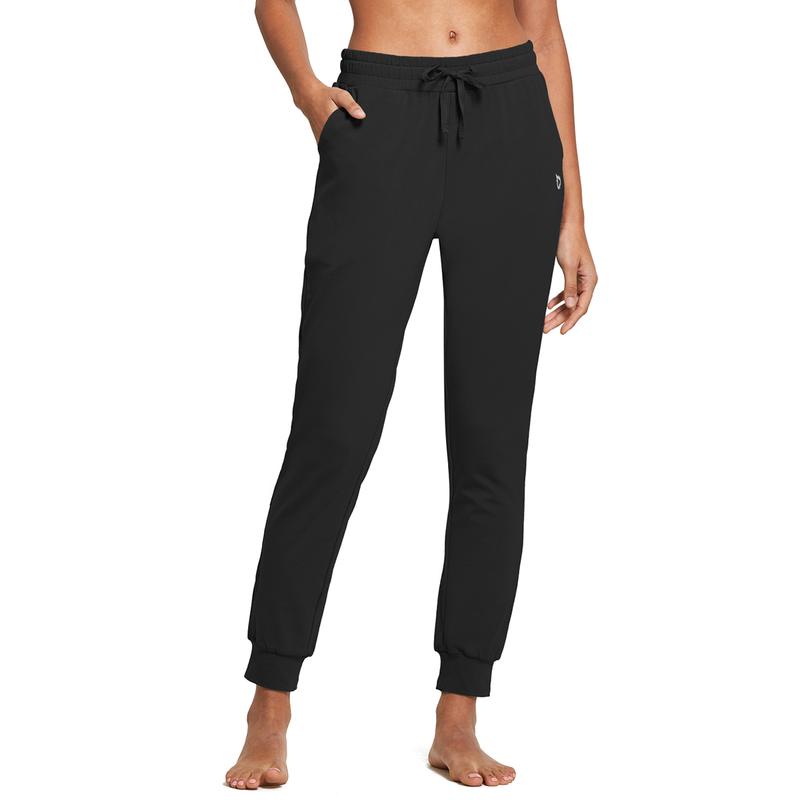 baleaf Women's Sweatpants Joggers Cotton Yoga Lounge Sweat Pants Casual Running Tapered Pants with Pockets