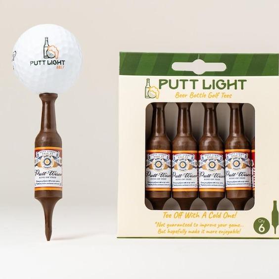 Beer Bottle Golf Tees - Golf Gift For Him Christmas Present for Men Golf Accessories Golf Tournament Favors Holiday Gift For Him Funny Golf