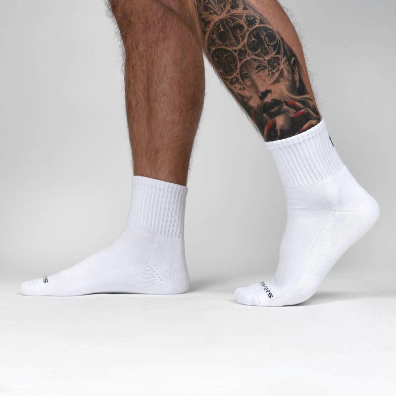 Ultimate Gymreapers Socks - 360 Ribbed Arch Support, Cushioned Comfort, Breathable Mesh in Ankle, Crew, & Quarter Styles