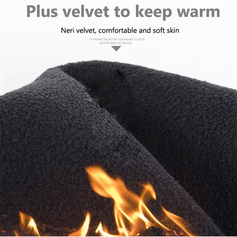 Winter Warm Full Fingers Waterproof Wind Proof Cycling Outdoor Sports Running Motorcycle Ski Touch Screen Fleece Gloves reflective  gloves