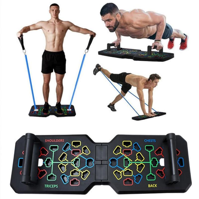 Push Up Board, 1 Set Push Up Stand, Chest and Abdominal Muscle Trainer, Home Fitness Equipment, Strength Training Equipment for Home Gym