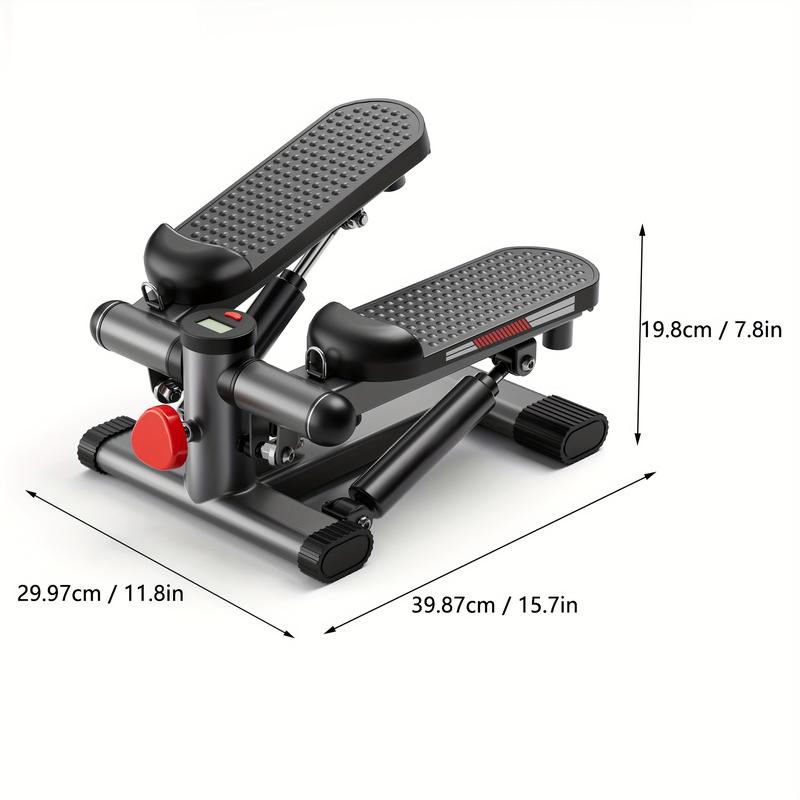 Exercise Treadmills, Small Treadmills, Home Fitness Equipment, Hydraulic Fitness Stairs with Resistance Band and Calorie Count, Bearing Force Is 350 Lbs and 400 Lbs. Best Christmas Gift