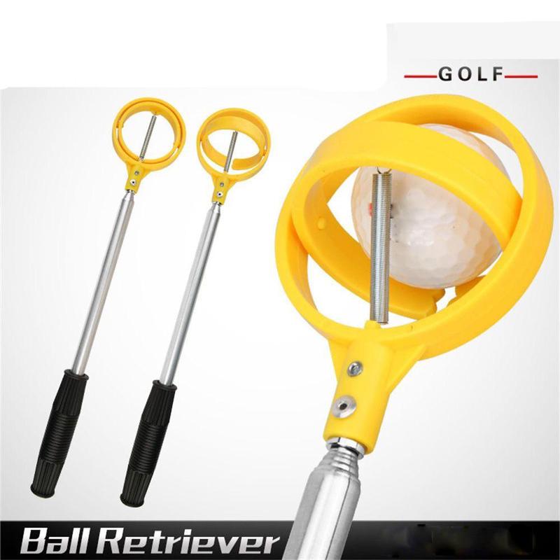 Random Color Golf Ball Retriever, 1 Count Portable Golf Ball Picker Tool, Golf Ball Retriever Pole, Golf Ball Catcher, Golf Accessories